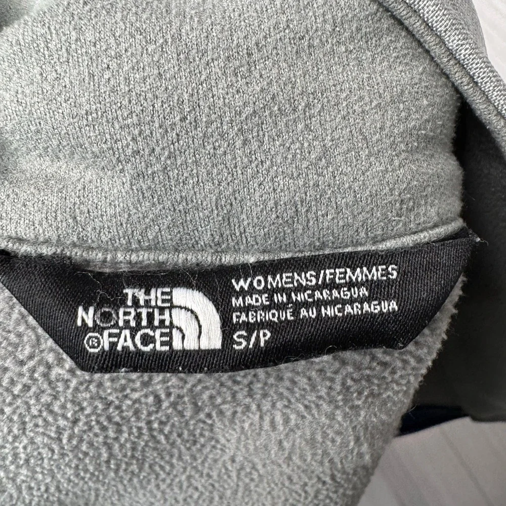 The North Face Women's Soft Shell Fleece Lined Jacket Gray Full Zip Small Casual